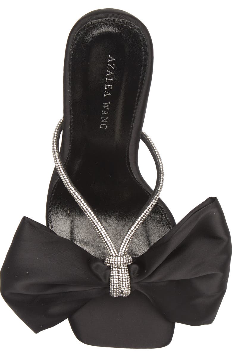 AZALEA WANG Tatum Bow Slide Sandal, Alternate, color,