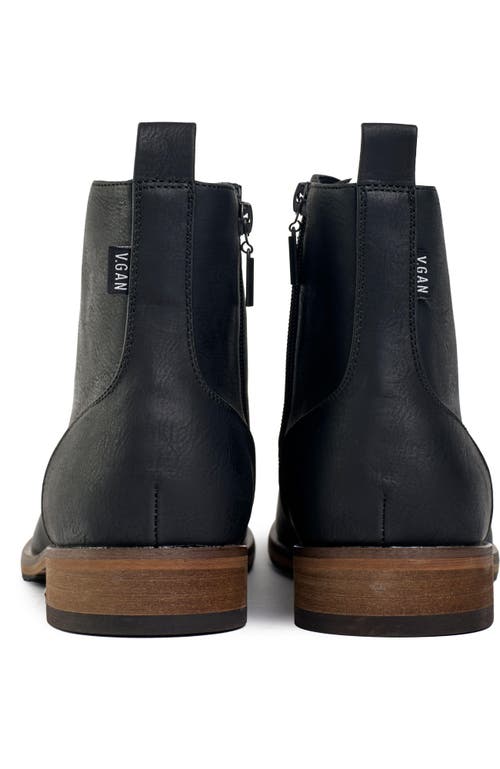V.gan London Vegan Rye 2 Ankle Boots In Black