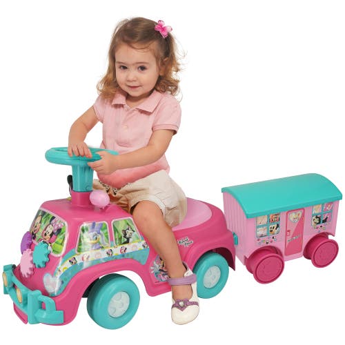 Kiddieland Lights N' Sounds Camper Minnie, Disney Foottofloor Vehicle