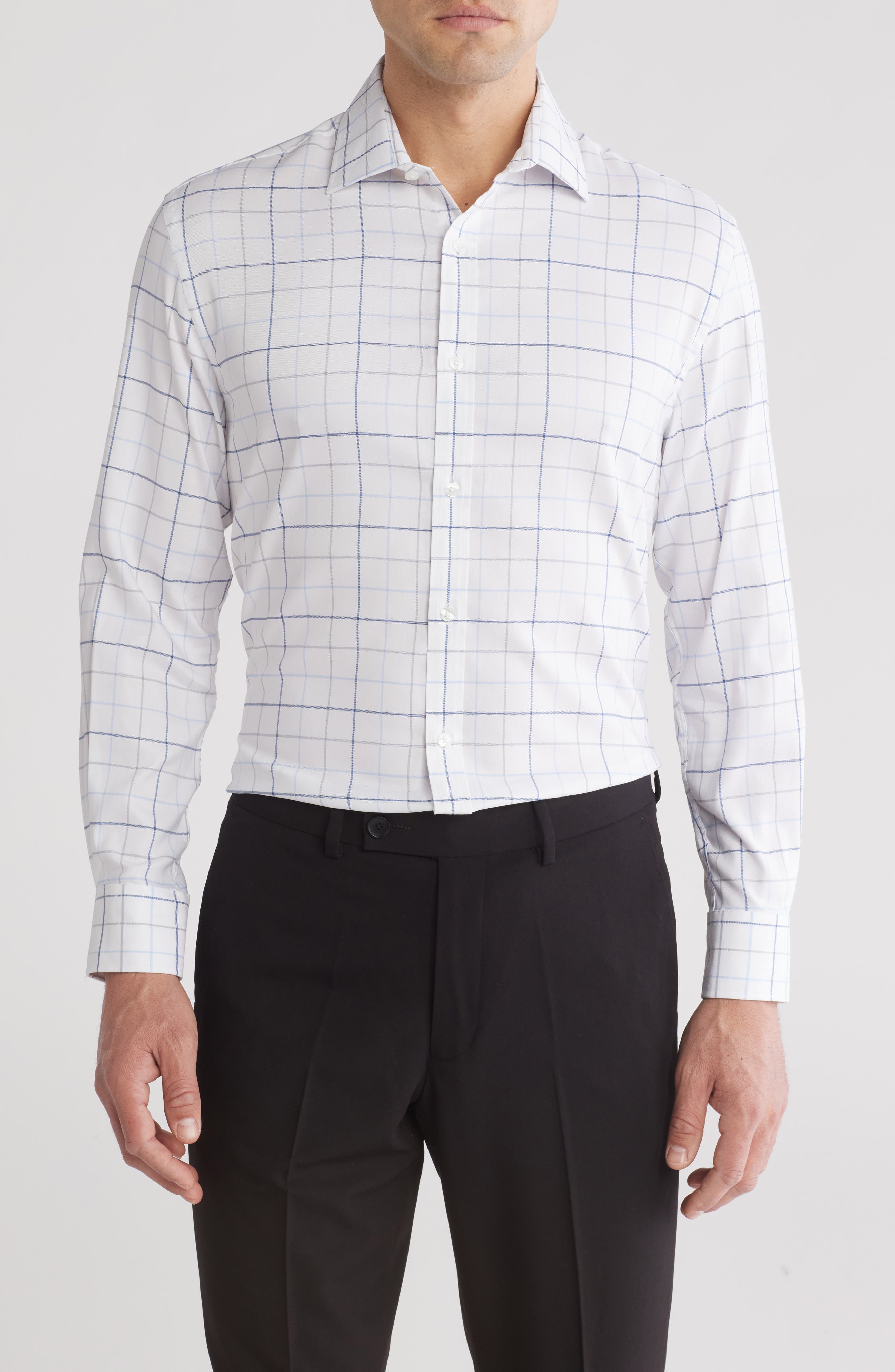 Tommy Hilfiger All Season Slim Fit Stretch Dress Shirt