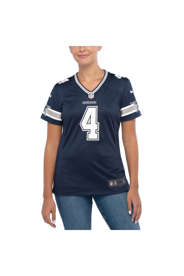 Women's Nike Dak Prescott Navy Dallas Cowboys Game Team Jersey, Alternate, color, NAVY