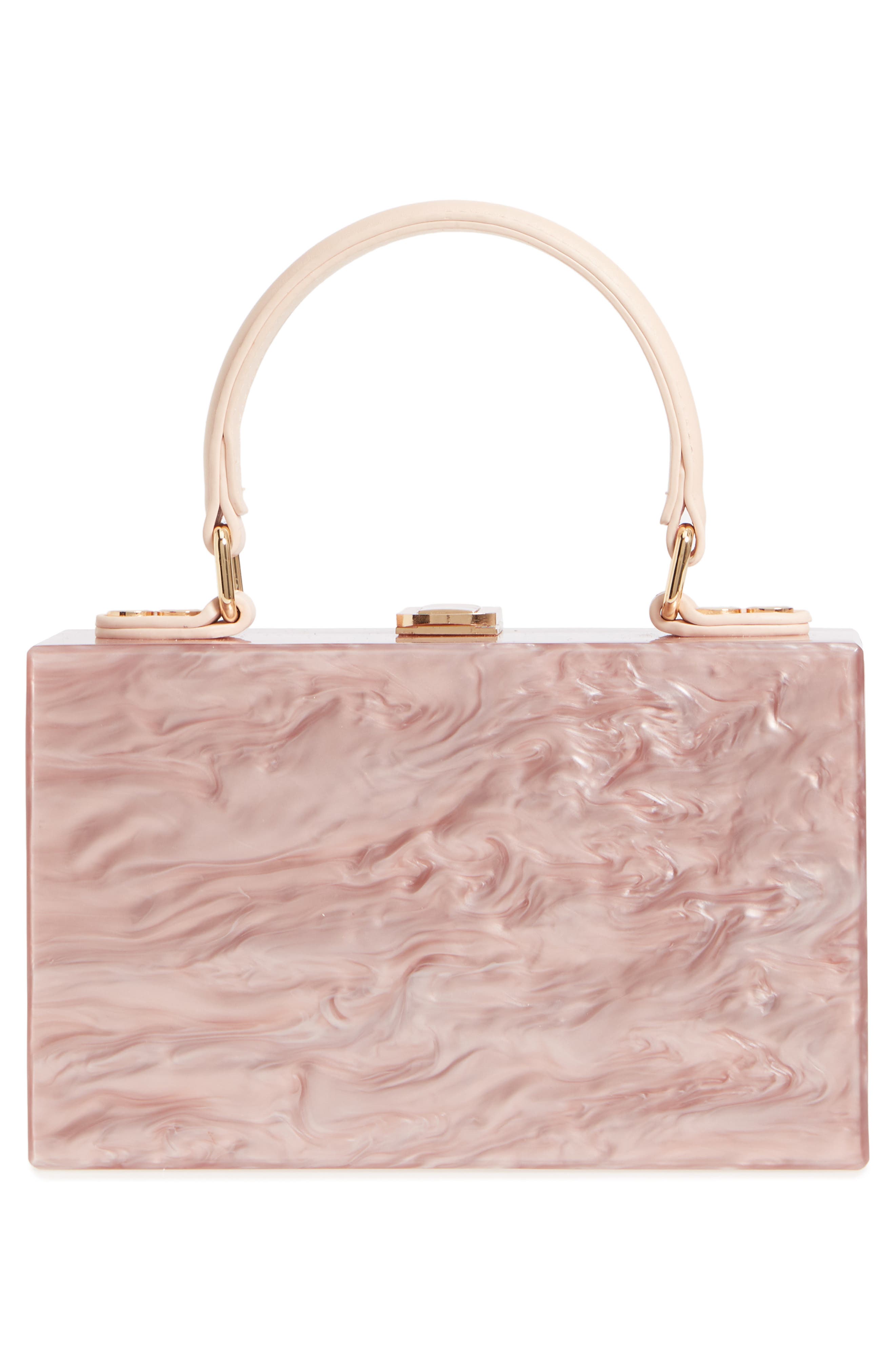 Like Dreams Clara Top Handle Box Clutch, Alternate, color, 