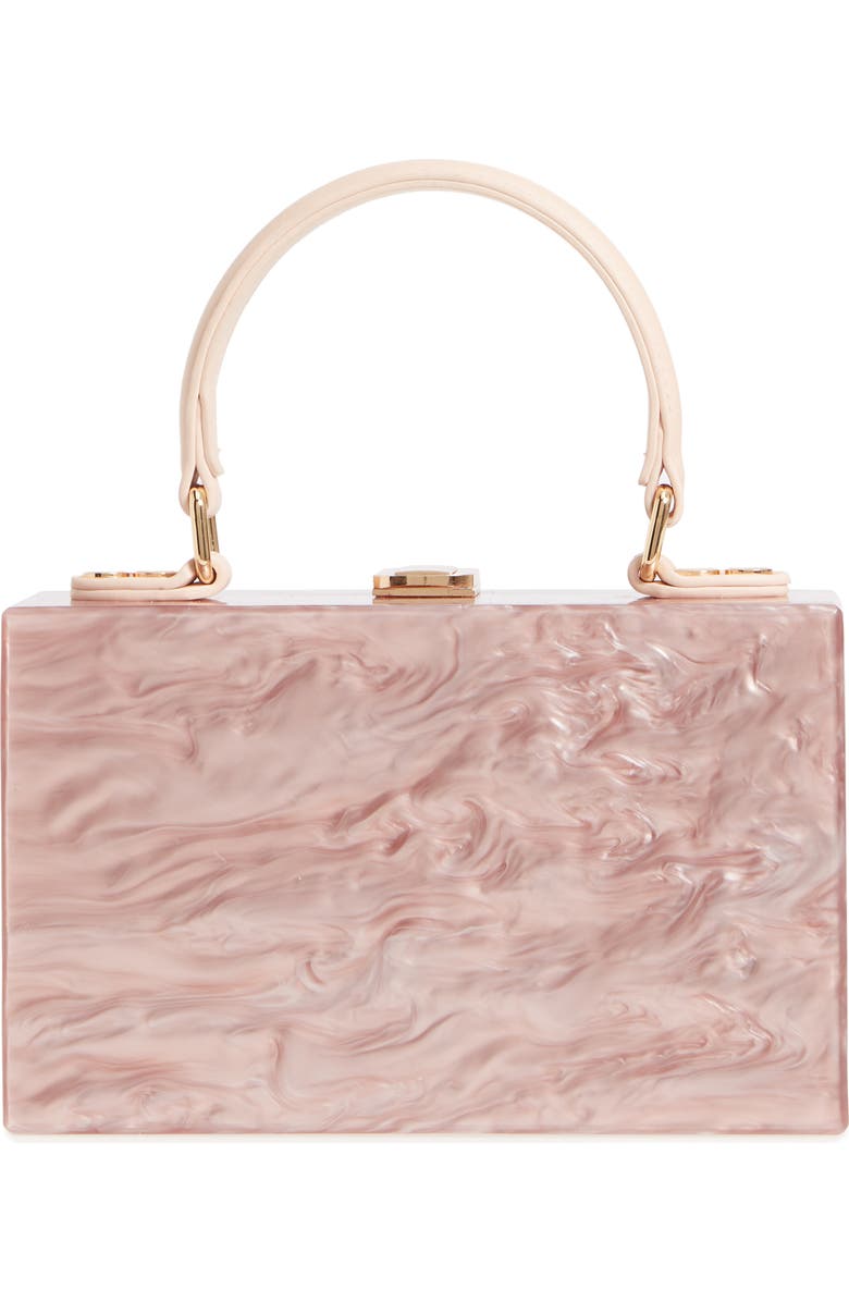 Like Dreams Clara Top Handle Box Clutch, Alternate, color,