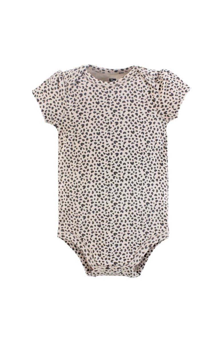 Hudson Baby Comfortable All-Cotton Bodysuit 3Pk, Alternate, color, Wild Cheetah