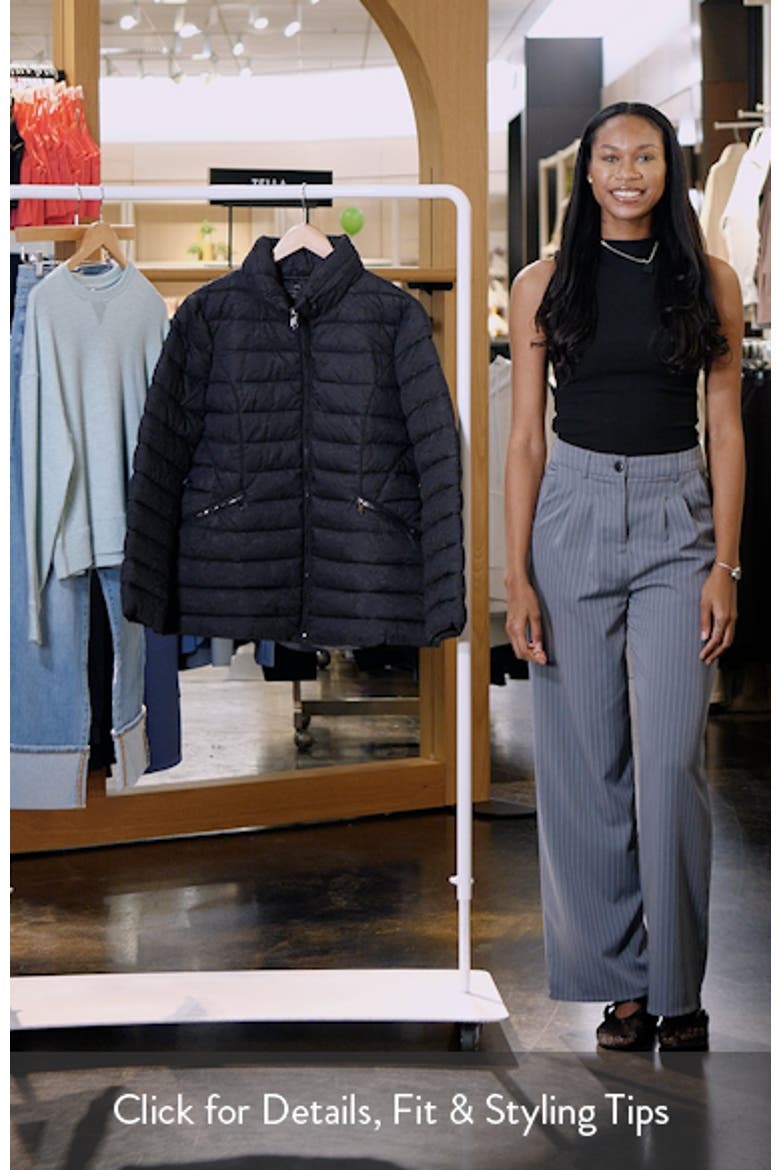 Jacquard Puffer Jacket video