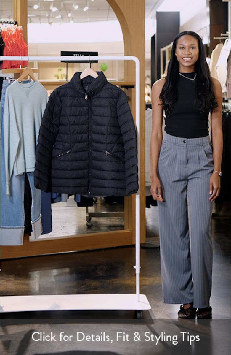 Jacquard Puffer Jacket, sales video thumbnail