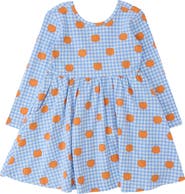 RuffleButts Knit Long Sleeve Twirl Dress
