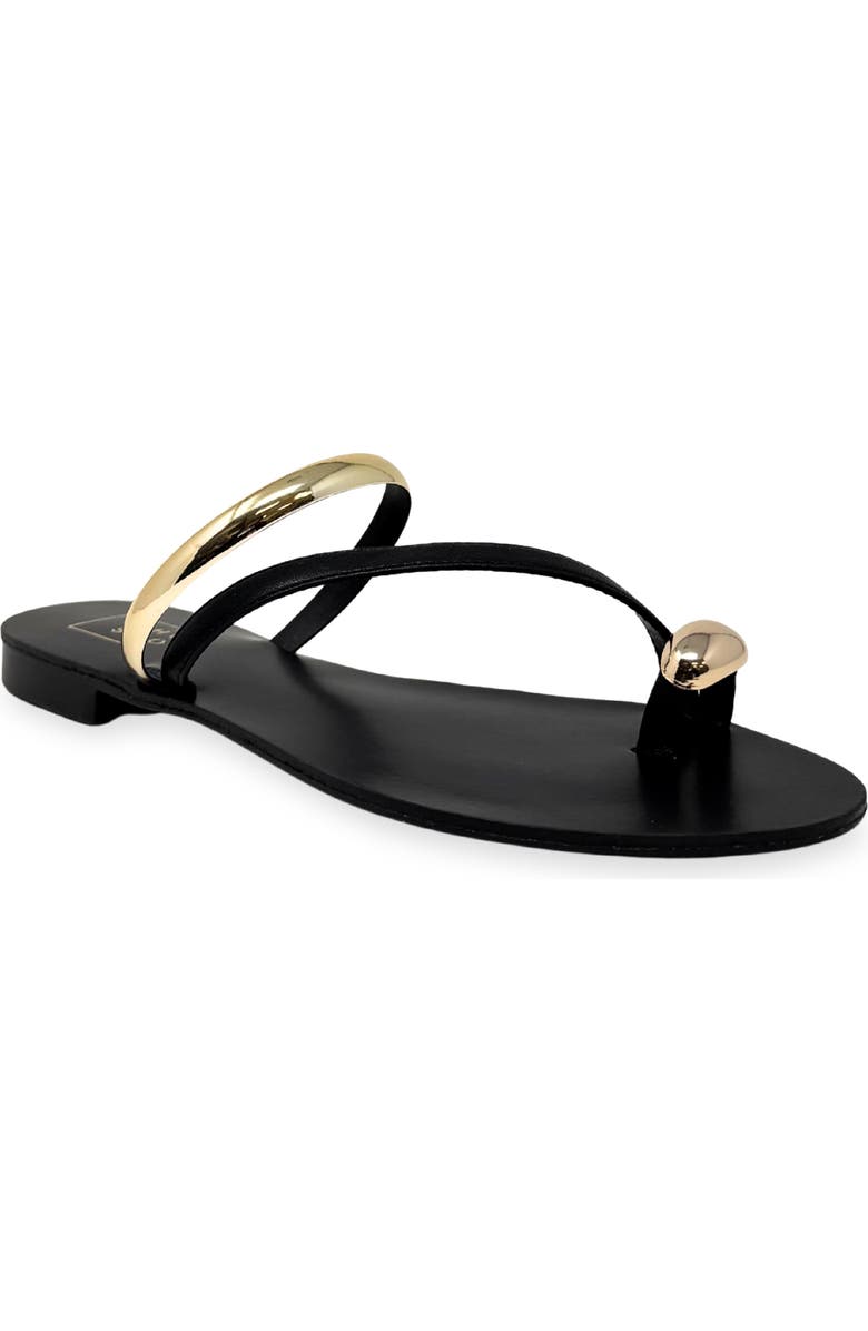 SHUSHOP Brenda Slide Sandal, Main, color, Black