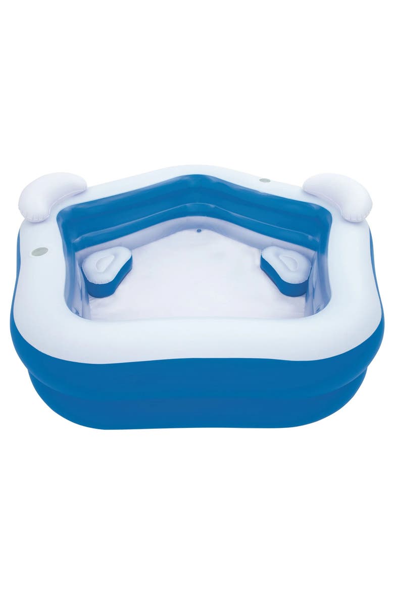 Family Fun Inflatable Kiddie Pool, Alternate, color, Blue