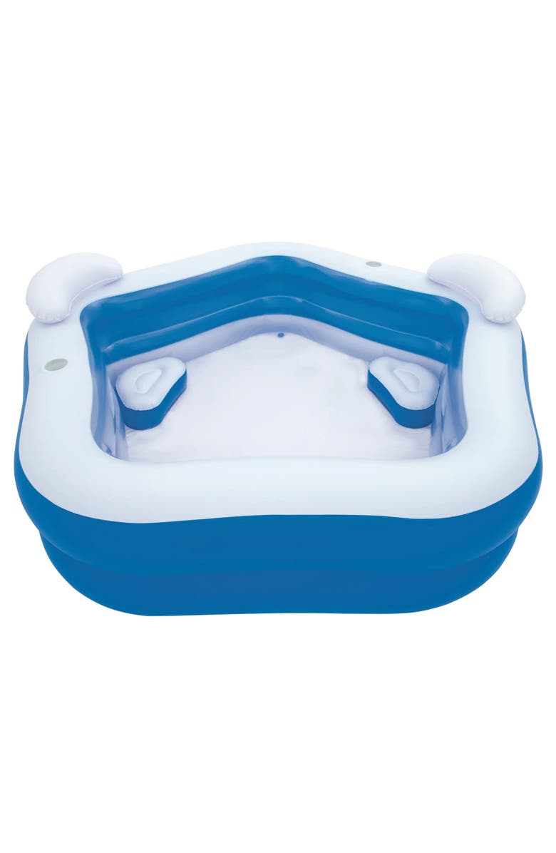 H2OGO! Family Fun Inflatable Kiddie Pool, Alternate, color, Blue