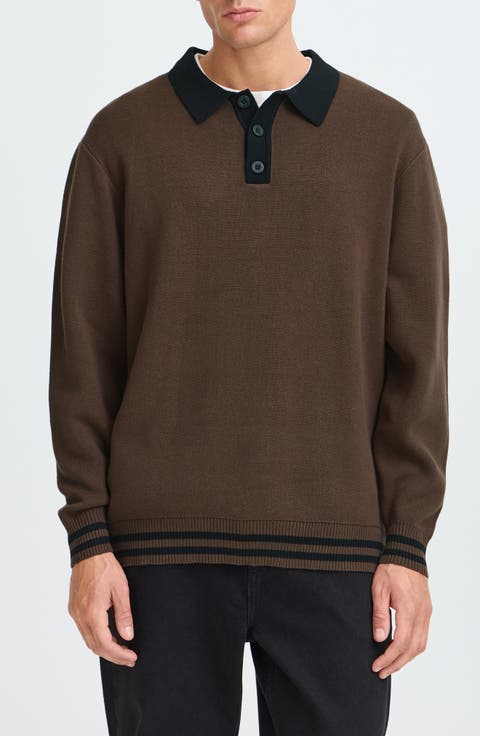 Cotton Polo Sweater