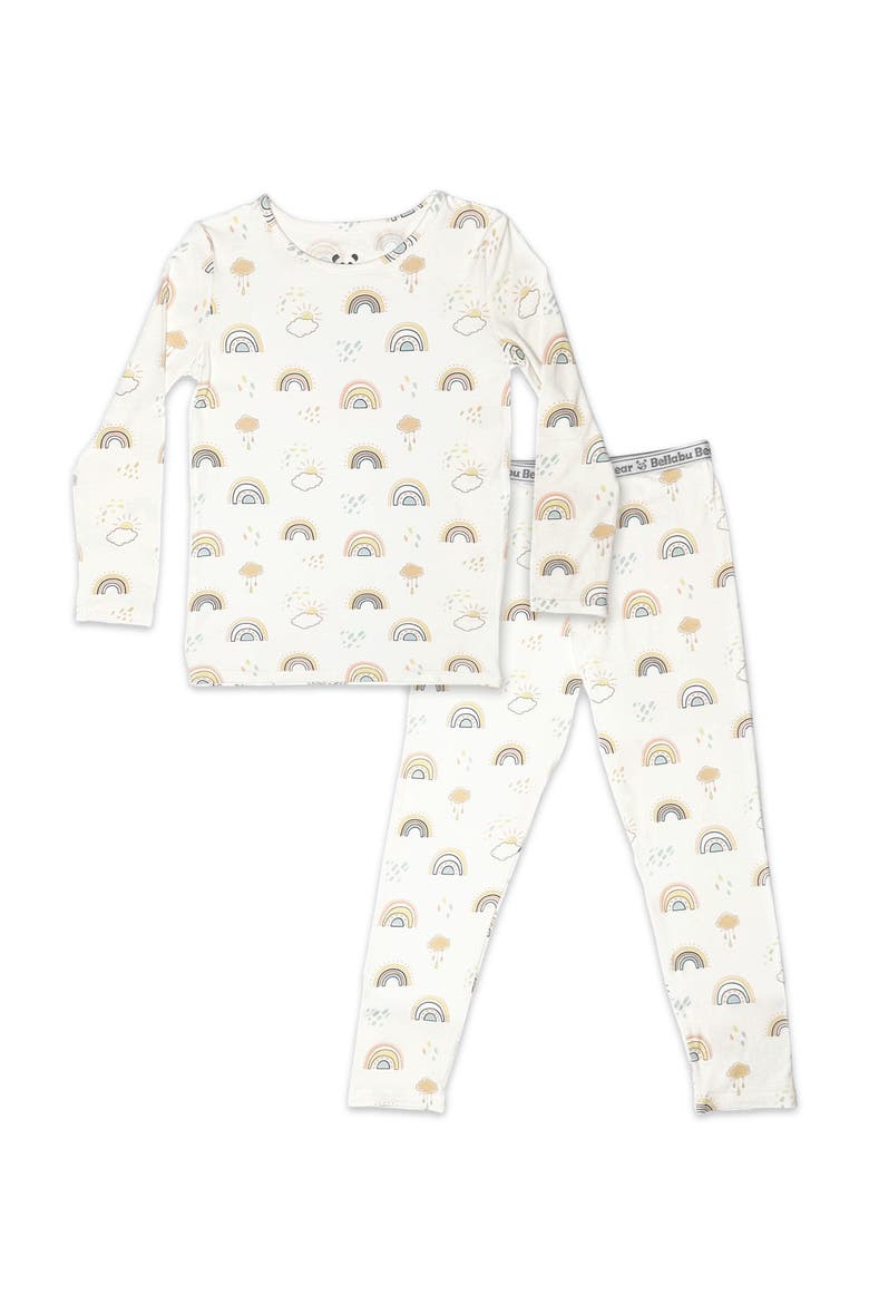 Kids' Rainbows Set of 2 Piece Pajamas, Main, color, Rainbows