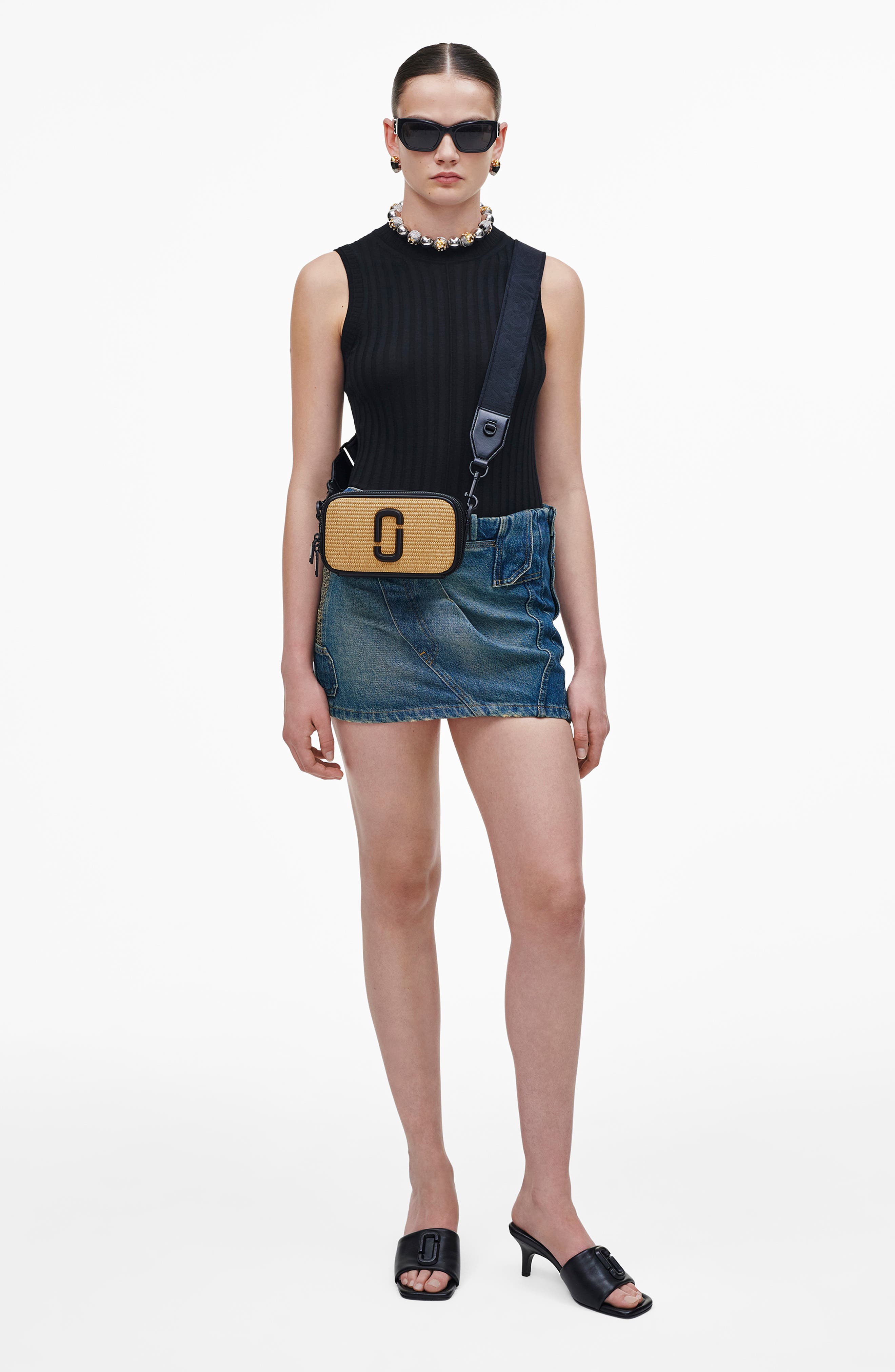 Marc Jacobs The Woven Snapshot Camera Bag, Alternate, color, 