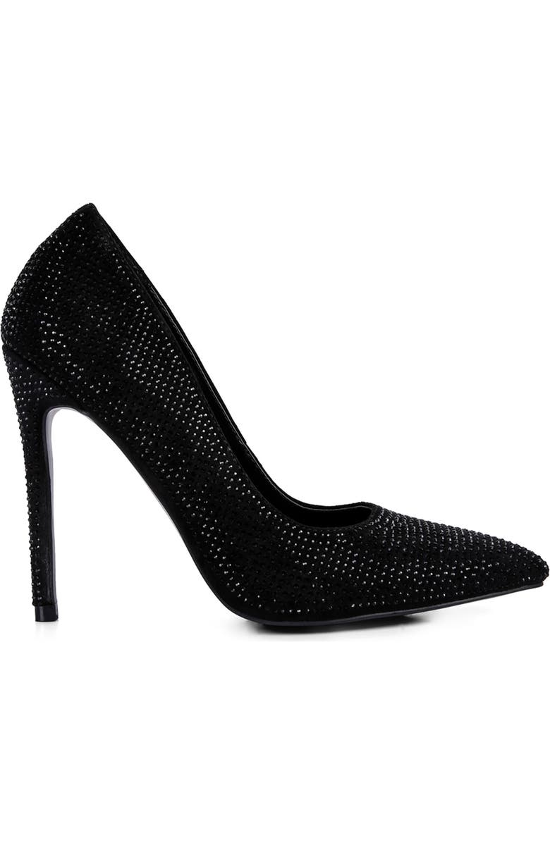 LONDON RAG Alter Ego Rhinestone Pump, Alternate, color, Black