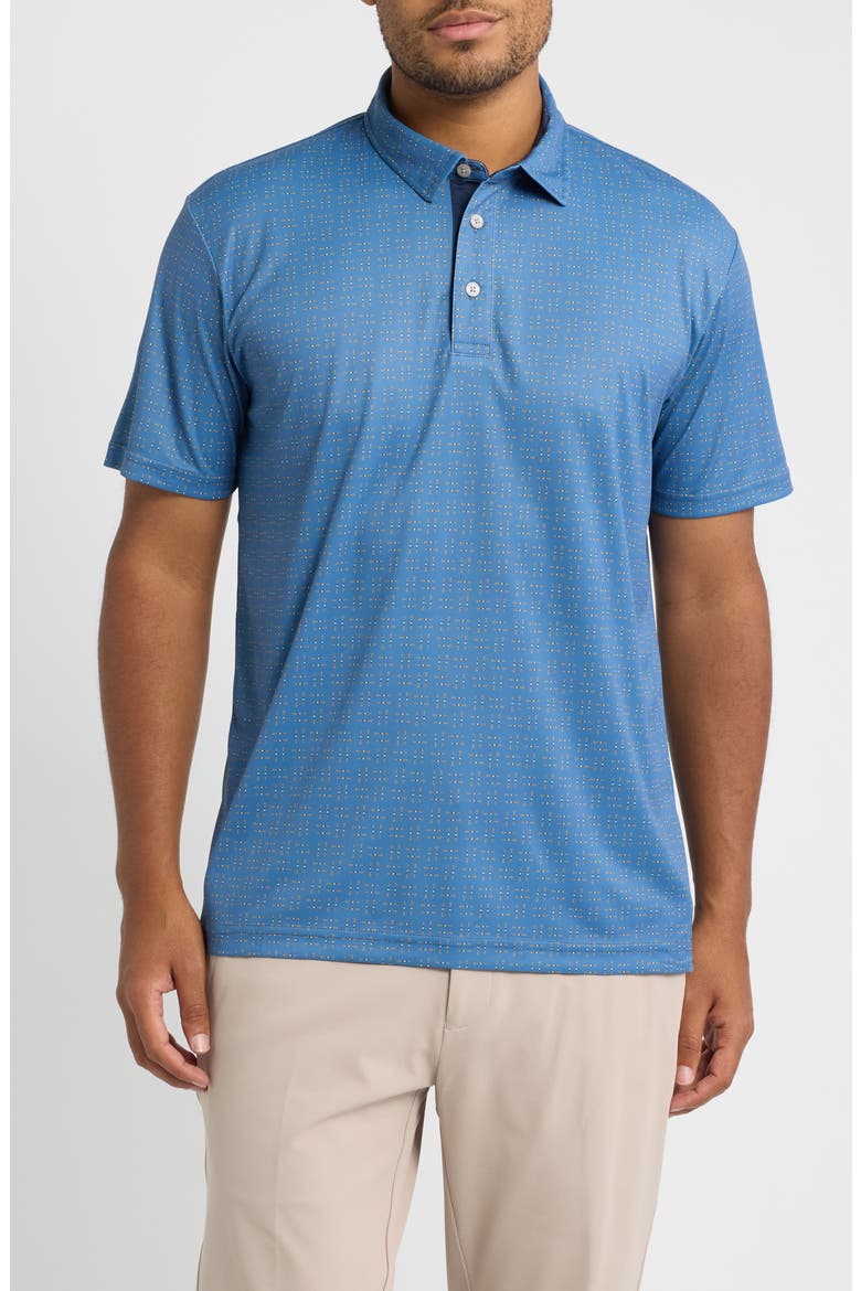 Tee Performance Golf Polo, Main, color, BLUE HORIZON