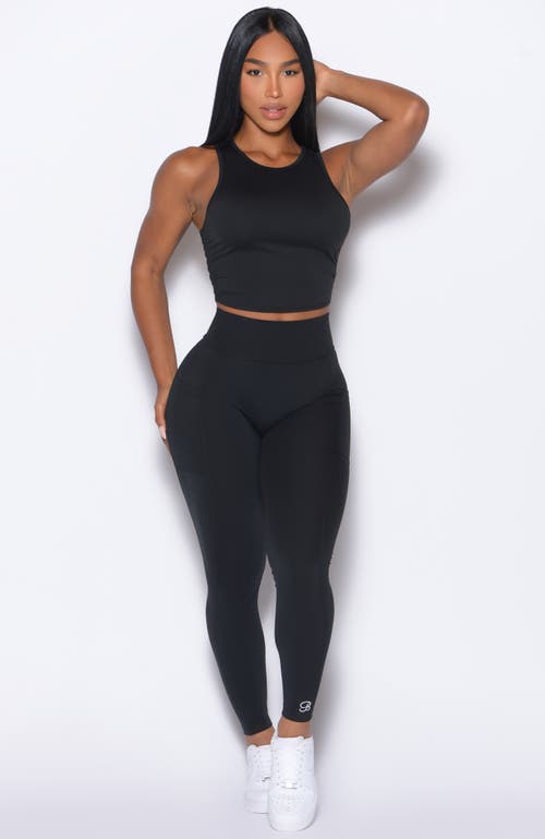Bombshell Sportswear Muscle Scrunch Tank In Black