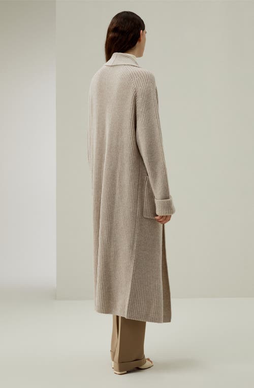 Lilysilk X Lydia Millen 'evergreen' Cardigan In Brown