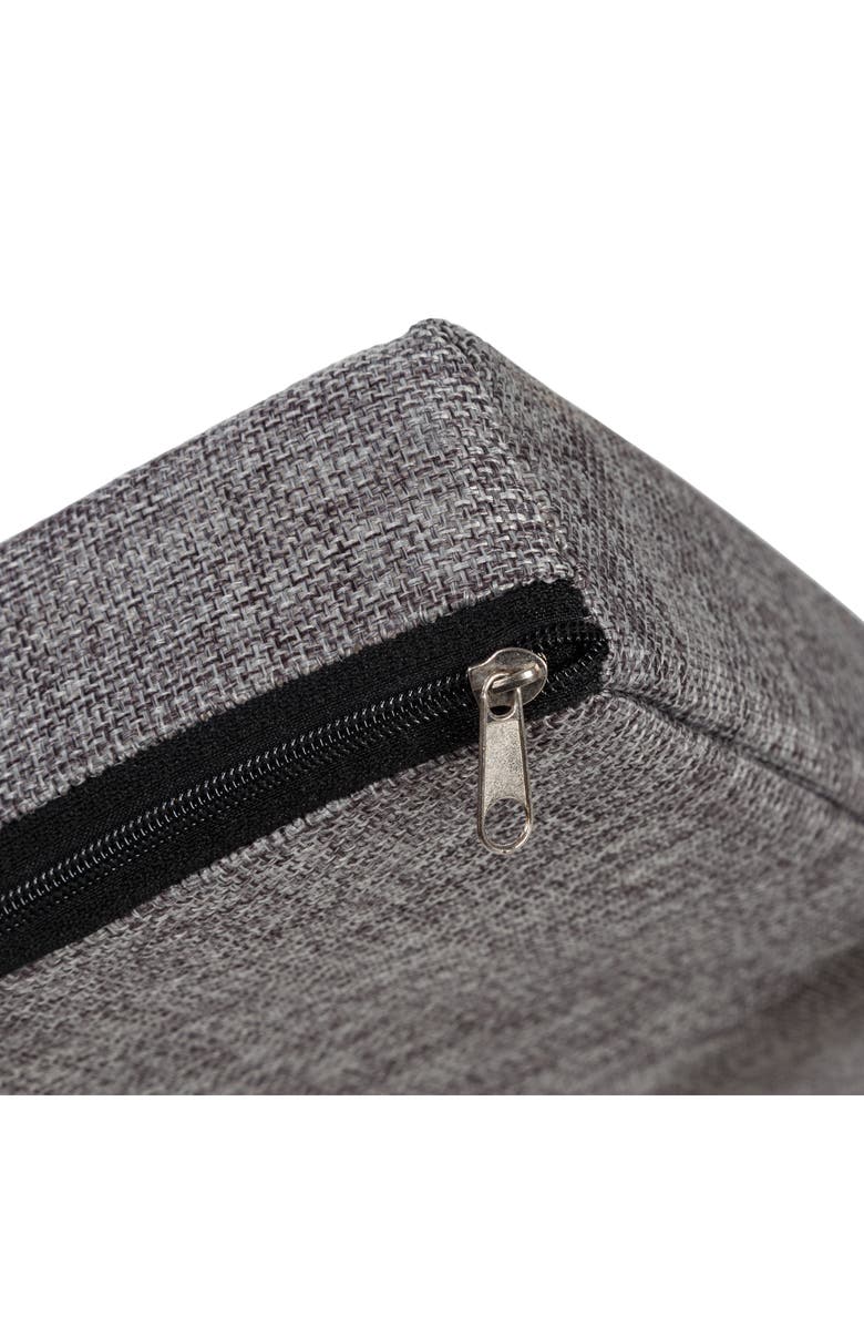 HONEY-CAN-DO White 3-Cube Storage Bench, Alternate, color, 