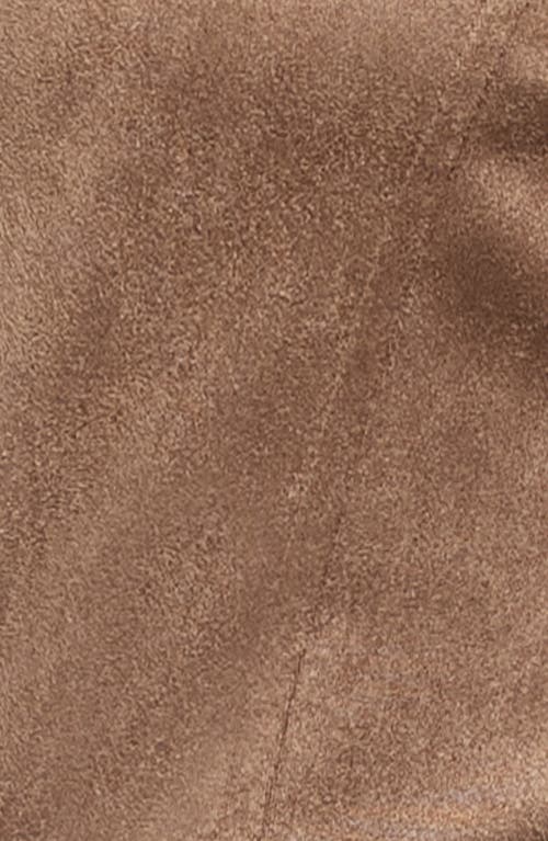 Lioness Bella Faux Suede Moto Jacket In Coffee