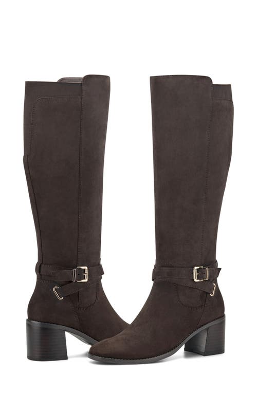 Easy Spirit Noma Knee High Boot In Brown