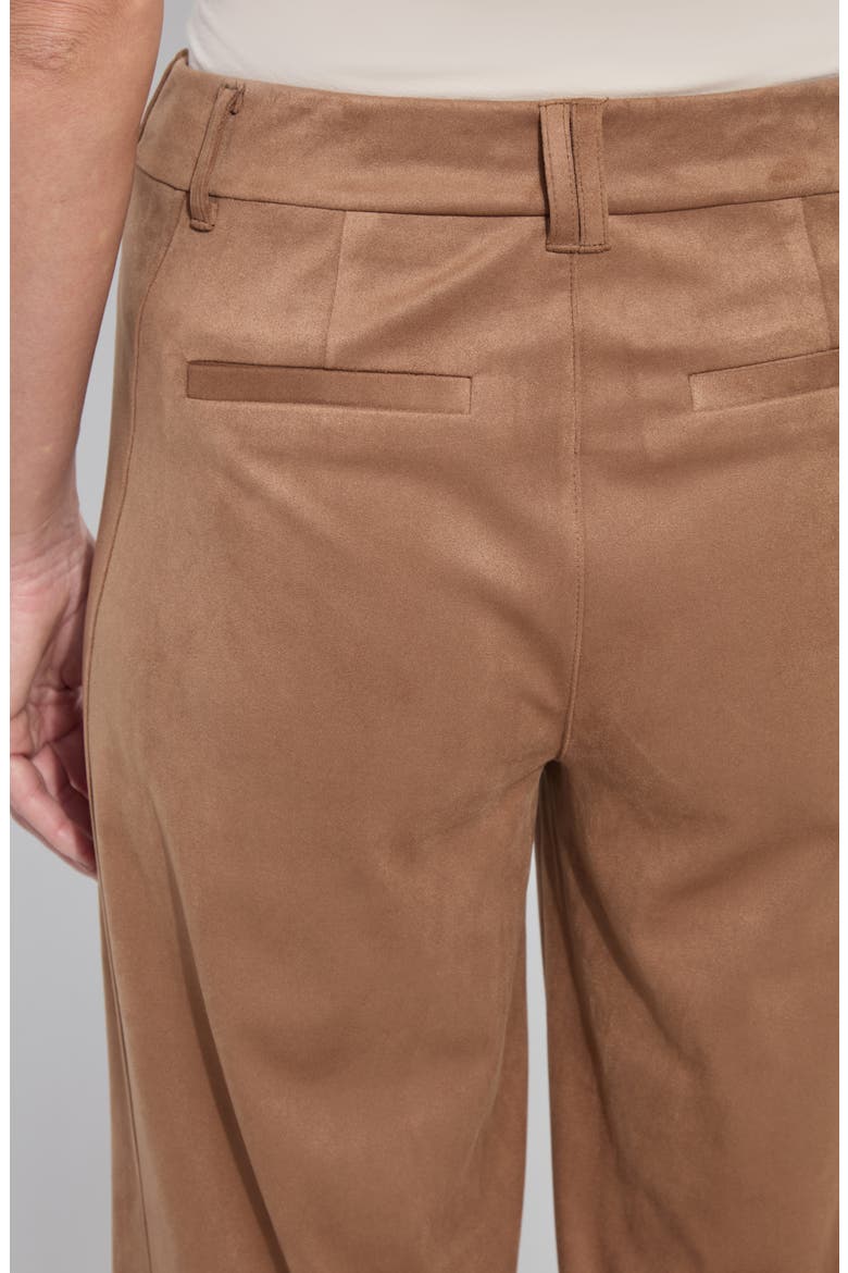 Vionette Faux Suede Wide Leg Pants, Alternate, color, LUX CAM