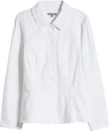 Wit & Wisdom Denim Peplum Jacket