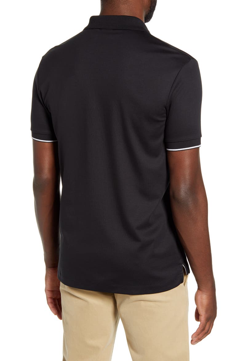 Parlay 78 Solid Polo, Alternate, color, BLACK