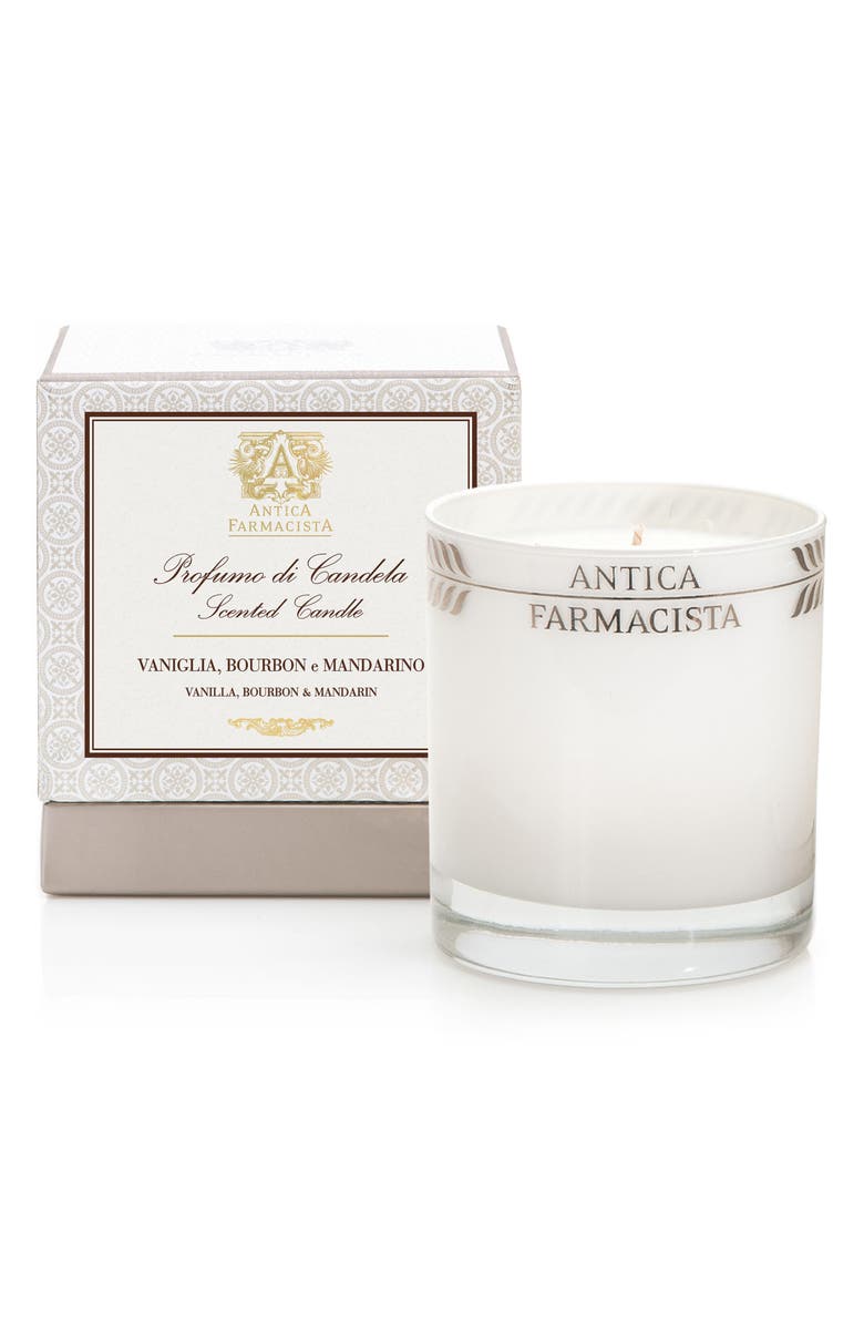 Antica Farmacista Vanilla, Bourbon & Mandarin Candle, Main, color, 