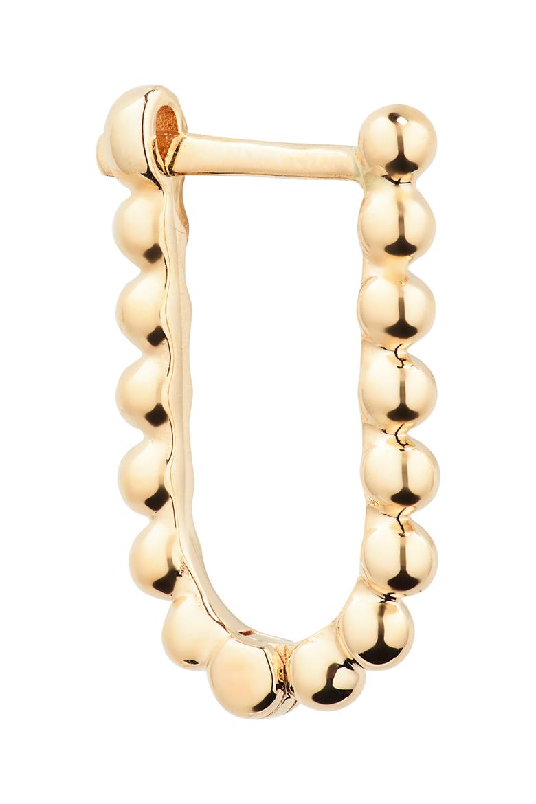 Poppy Rae U-Hoop Earrings, Alternate, color, YELLOW GOLD