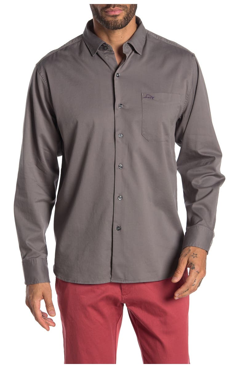Tommy Bahama Oasis Twill Original Fit Long Sleeve Shirt, Main, color,