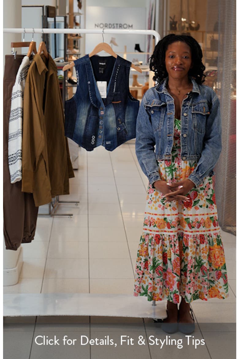 Patchwork Denim Vest video