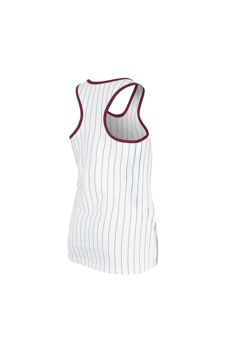 New Era Women's New Era White Philadelphia Phillies Gameday Pinstripe Tank Top, Alternate, color, 