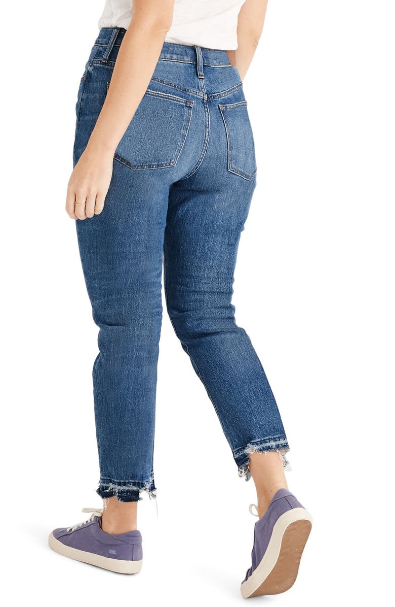 Madewell The High Rise Slim Boy Jeans, Alternate, color, 