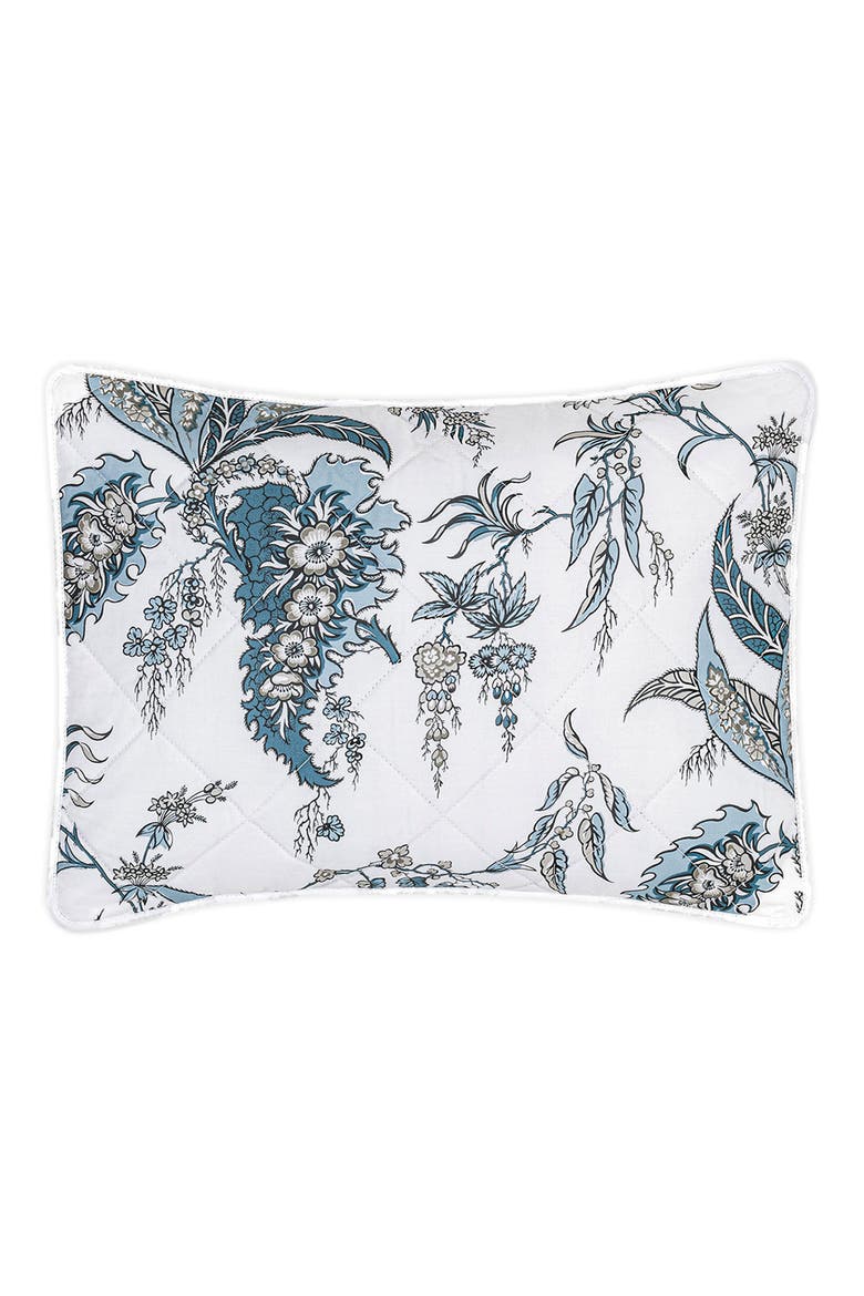 Apolline Quilted Boudoir Sham, Main, color, MEDITERRANEAN