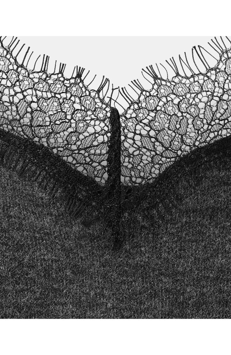 MANGO Lace Trim Camisole, Alternate, color,