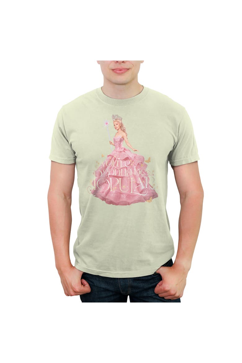 Men's Wicked Glinda You're Gonna Be Popular  Graphic T-Shirt, Main, color, Beige