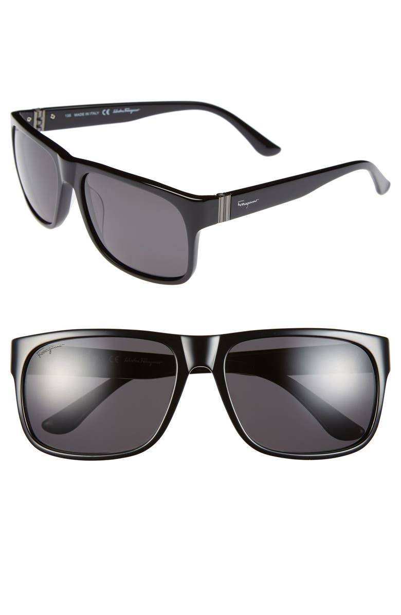 FERRAGAMO Salvatore Ferragamo 57mm Sunglasses, Main, color, 