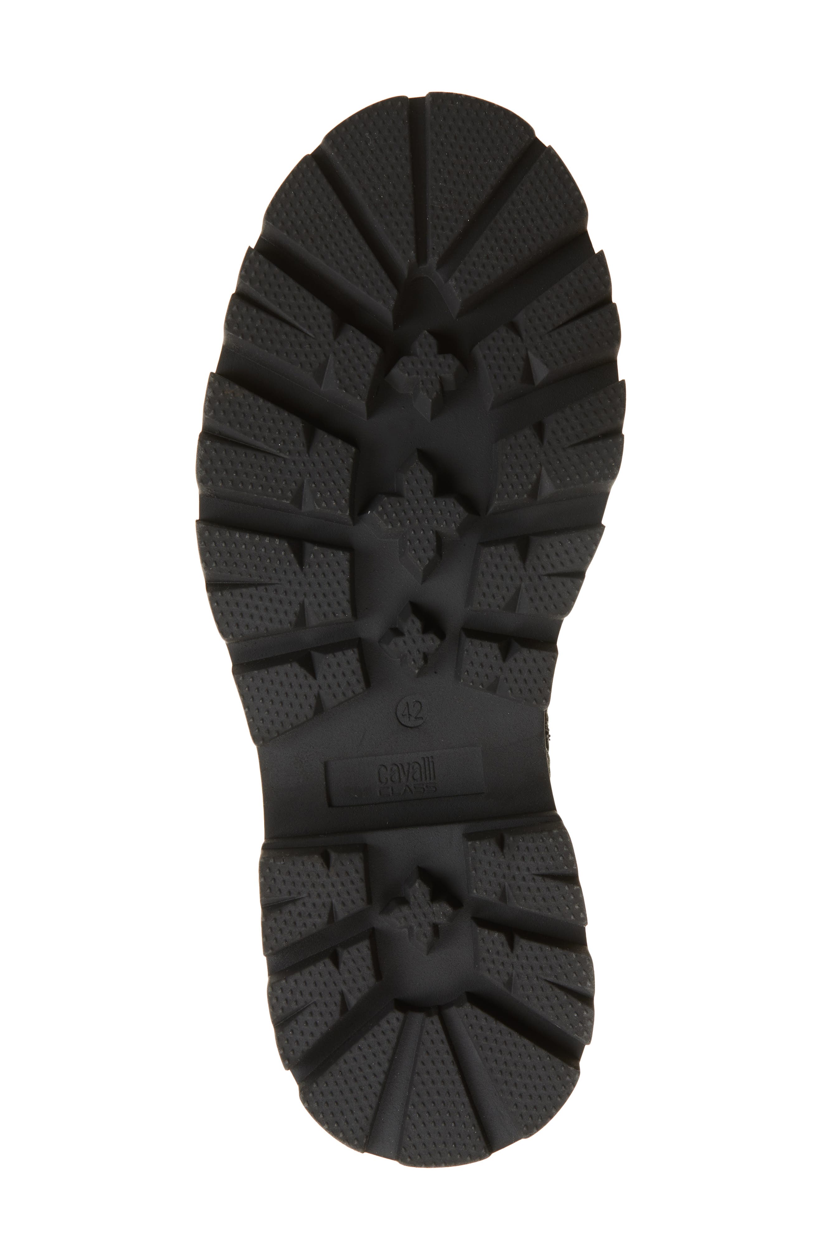 Roberto Cavalli Braise Combat Boot, Alternate, color, Black