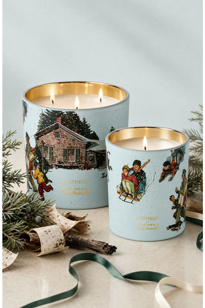 Norman Rockwell Juniper Birch Candle, Alternate, color, NO COLOR