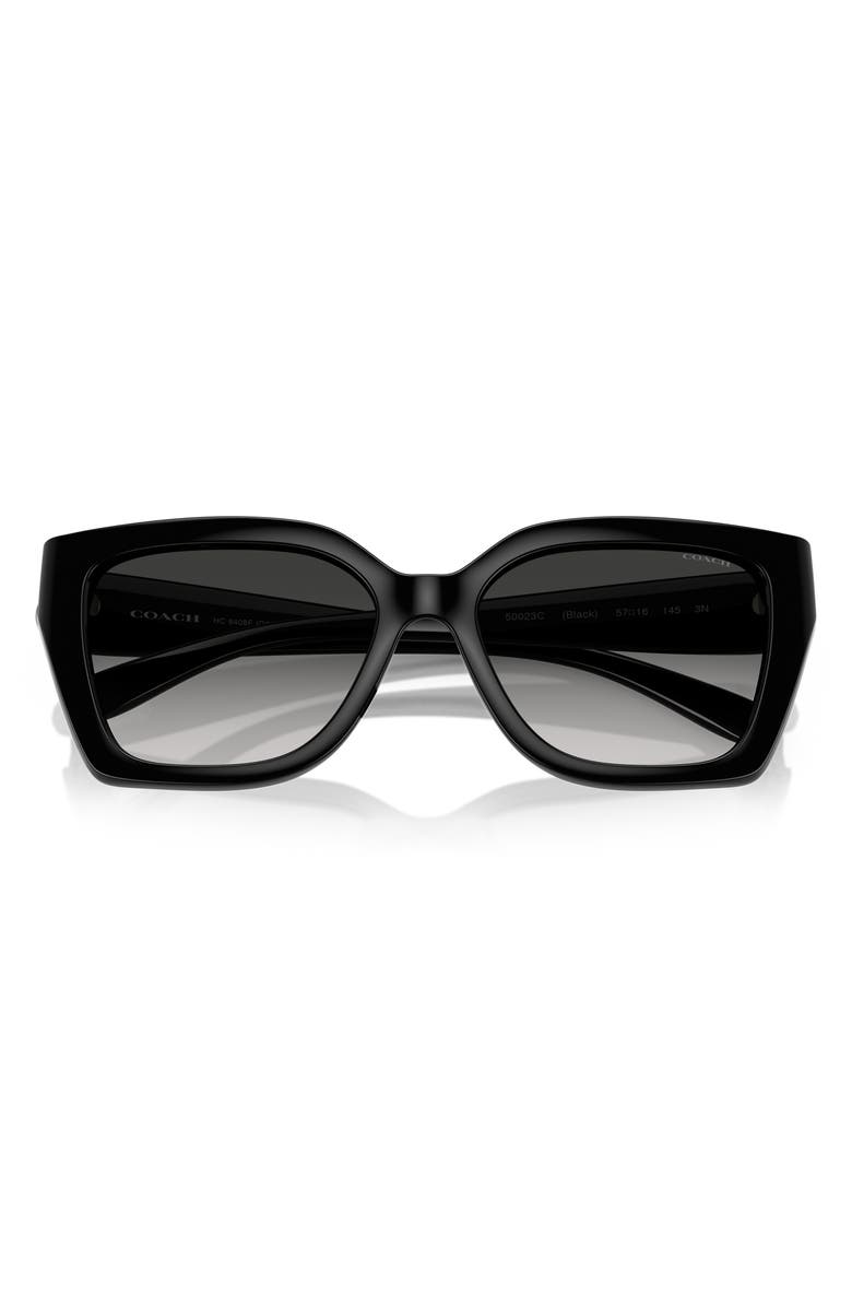 COACH 57mm Gradient Square Sunglasses, Alternate, color, 
