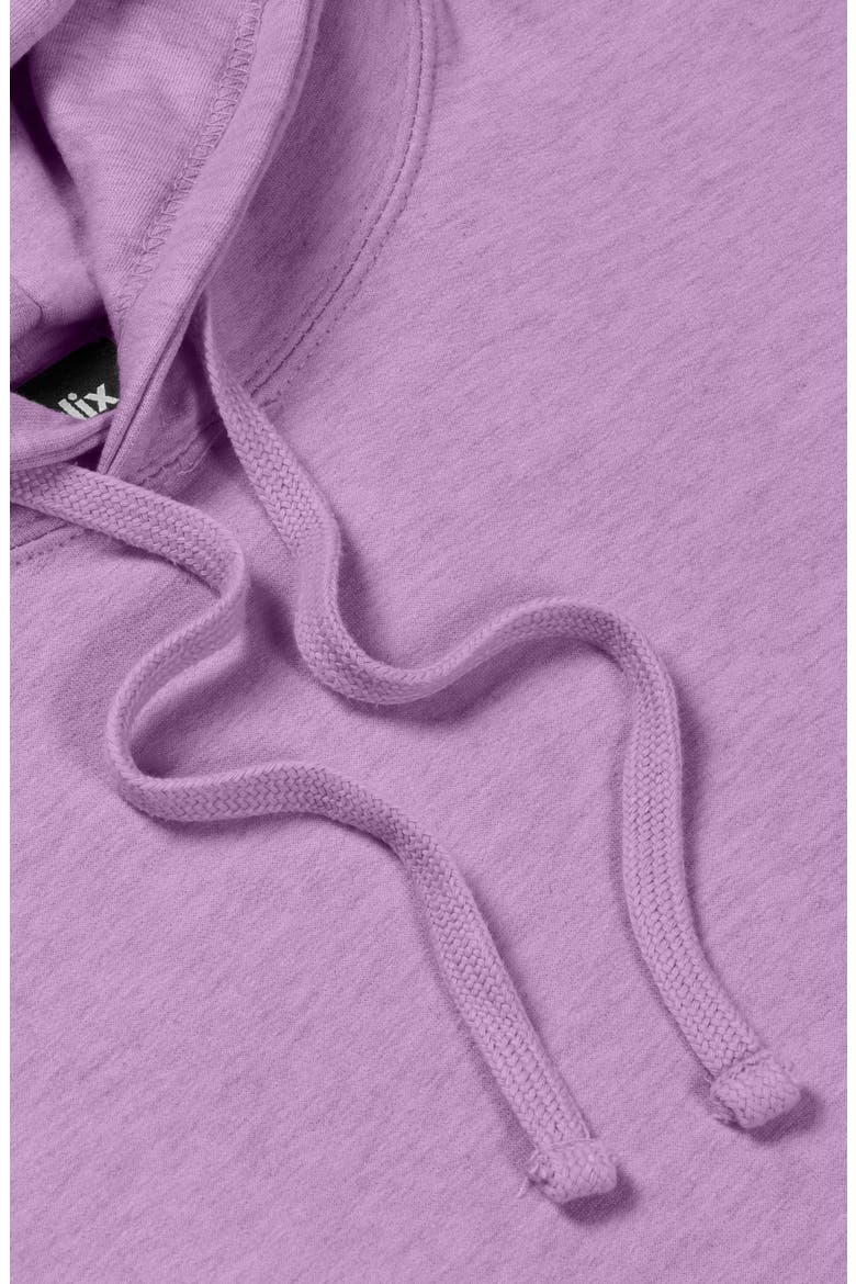 Mens Ghost Midweight Hooded Sweatshirt, Alternate, color, Purple