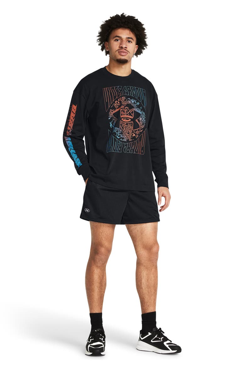 Under Armour Icon Mesh Shorts, Alternate, color, Black