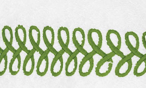 Matouk Astor Braid Hand Towel In Grass