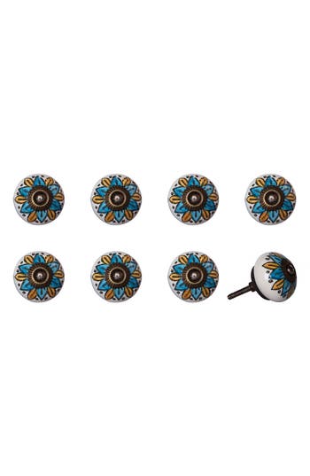 Kinetic 8-pack Knobs In Blue Yellow