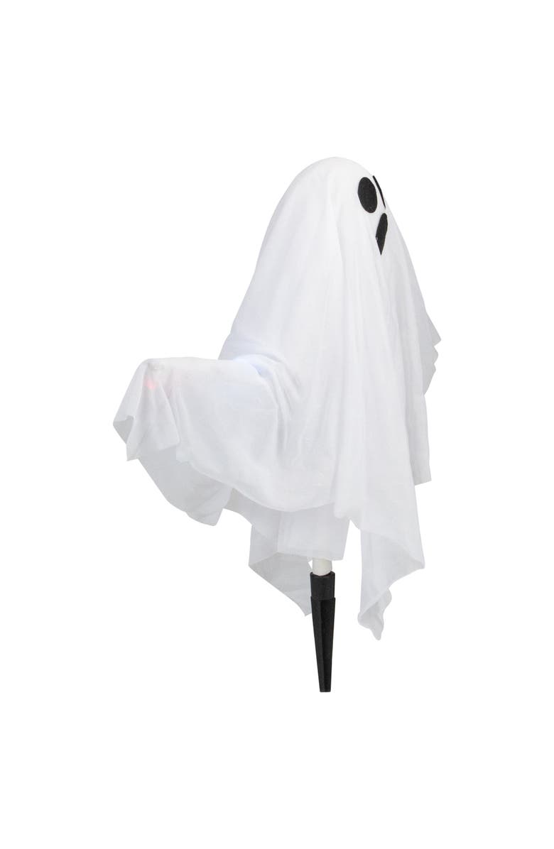Northlight LED Lighted Color Changing Ghost Halloween Lawn Stakes - 20" - Multicolor - Set of 3, Alternate, color, 