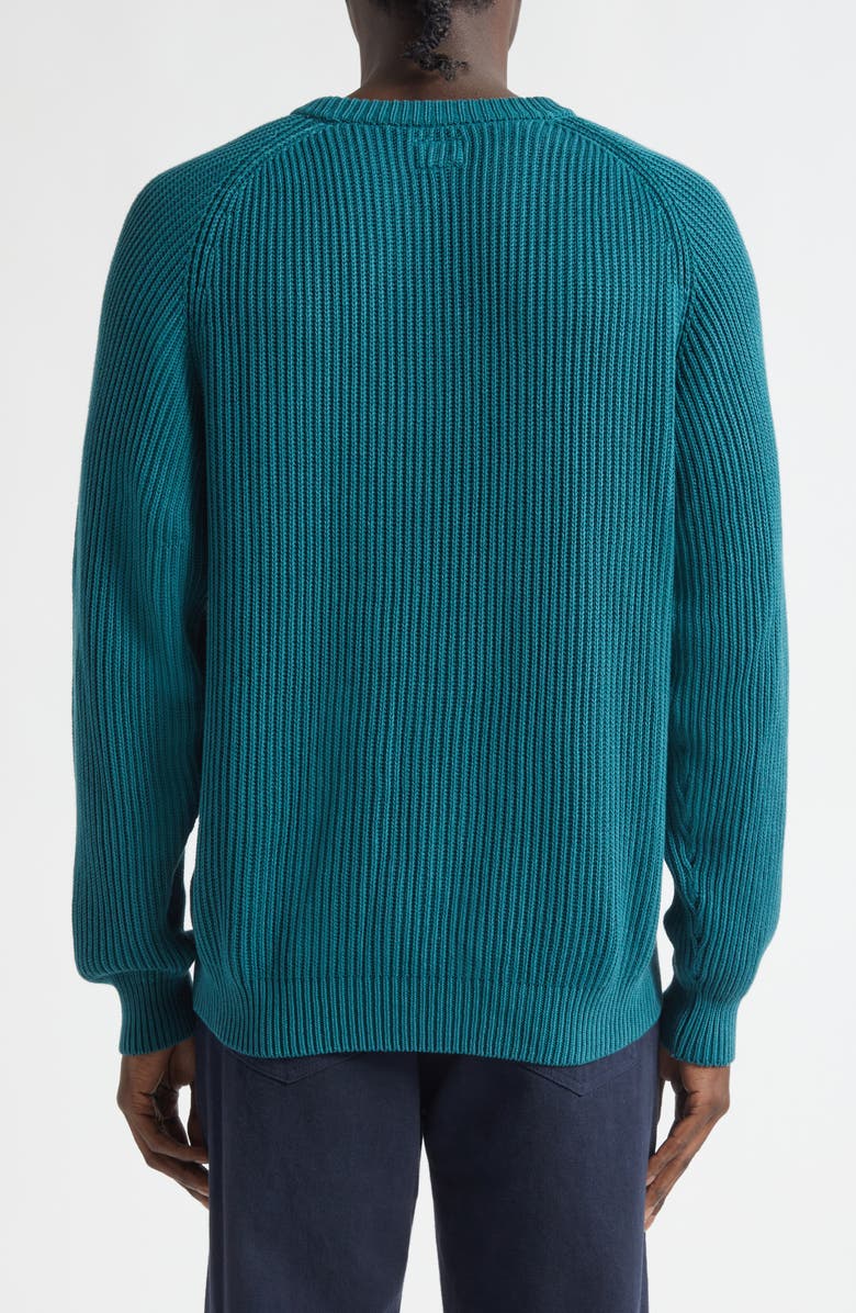Noah Shaker Stitch Sweater, Alternate, color, Deep Teal