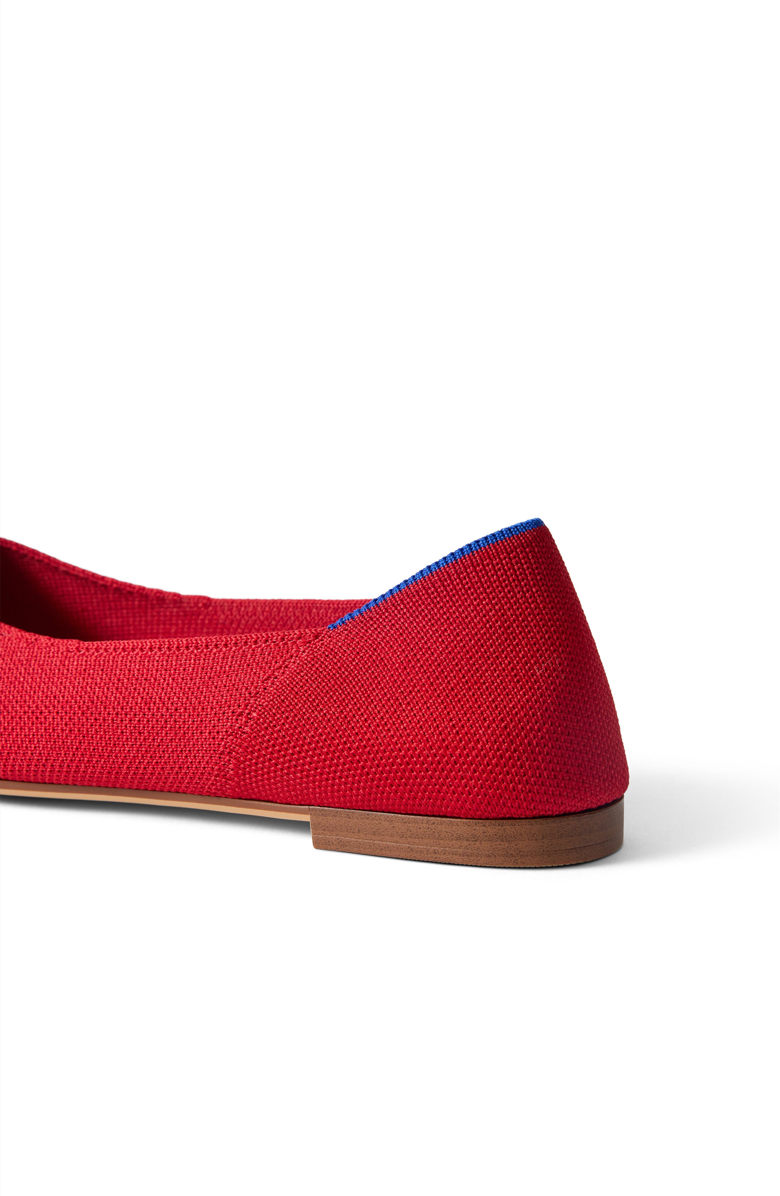 The Fine Point Pointed Toe Flat, Alternate, color, CHERRY