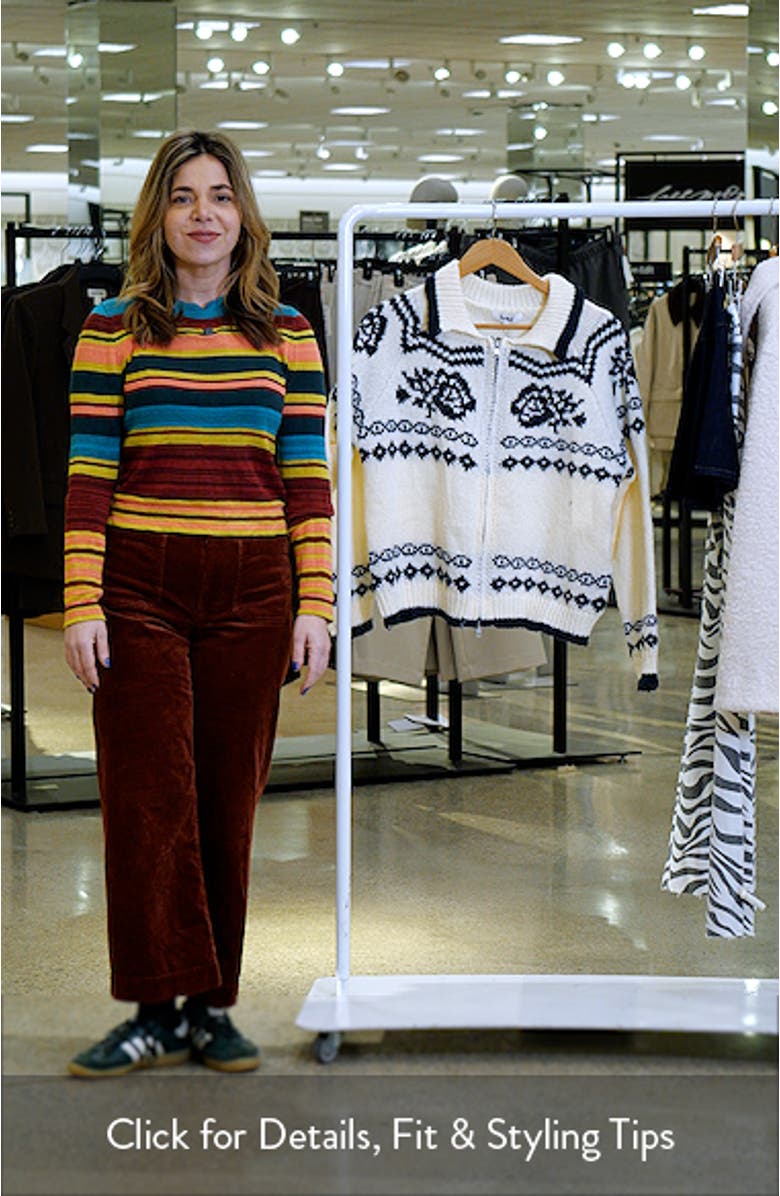 Remi Fair Isle Cardigan, sales video thumbnail