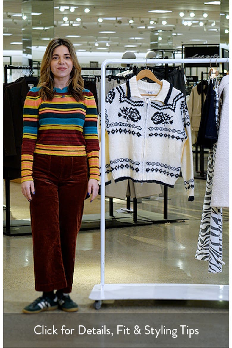 Remi Fair Isle Cardigan video