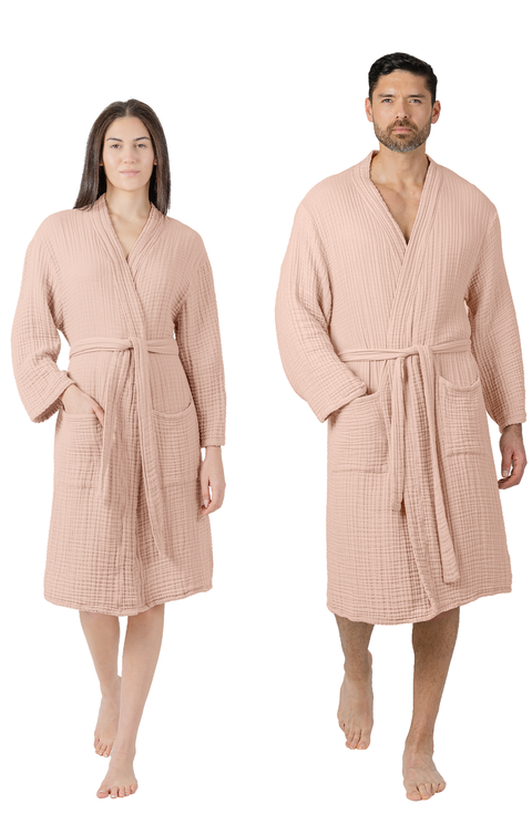 Adult Muslin Bathrobe